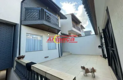 Sobrado com 400m² sendo 4 dormitórios - jardim santa clara - guarulhos/sp