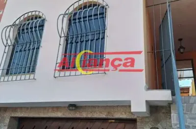 Lindo sobrado germinado à venda no jardim santa mena - 130m² de conforto e praticidade