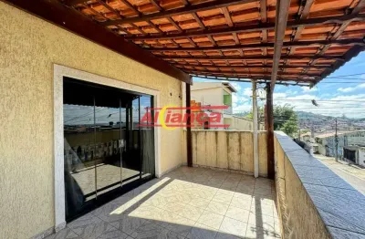 Sobrado com 3 dormitórios sendo 1 suite à venda no parque continental iv em guarulhos