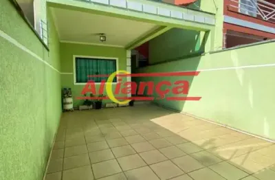 Sobrado 3 quartos 1 suíte na jd. zaira centro de guarulhos - 4 vagas 170m² comercial e residencial