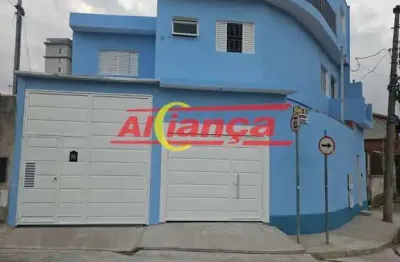 Sobrado novo com 3 quartos sendo 1 suite com 170m² - jardim são ricardo - guarulhos/sp