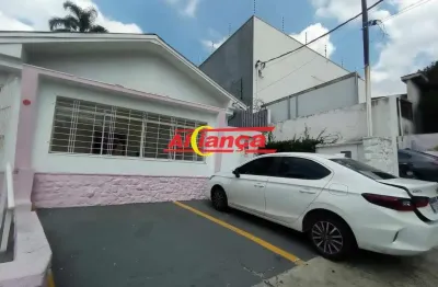 Vendo casa térrea de esquina residencial ou comercial centro de guarulhos com 247 m²