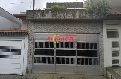 Sobrado á venda no parque continental 2, com 03 dormitórios sendo 01 suíte, 02 vagas, edícula,