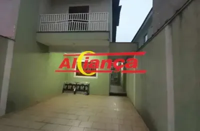 Lindo sobrado 3 dormitórios sendo 1 suíte 4 vagas no bairro pinhal - guarulhos