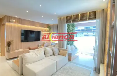 Apartamento com 2 dormitórios à venda, 56,84 m² - picanço - guarulhos/sp
