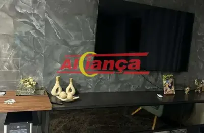 Cobertura com 3 dormitórios à venda, 83,82 m² - jardim las vegas - guarulhos/sp