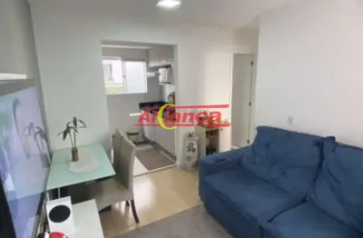 Apartamento com 2 dormitórios à venda, 37,38 m² - jardim albertina  guarulhos/sp