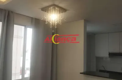 Apartamento 2 quartos, 1 vaga garagem coberta, cozinha com forno/fogão no são joão em guarulhos, sp