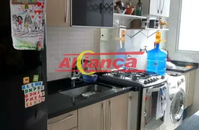 Apartamento com 2 dormitórios à venda, 46m² - agua chata - guarulhos/sp