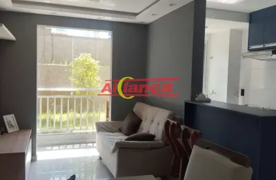 Apartamento térreo mobiliado novo, 2 quartos, sacada, 46m² e 1 vaga garagem triunfo (bonsucesso)