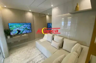 Apartamento com 2 quartos, com sacada e  suite  à venda, 56,00 e 103 m vila rosália  guarulhos/sp
