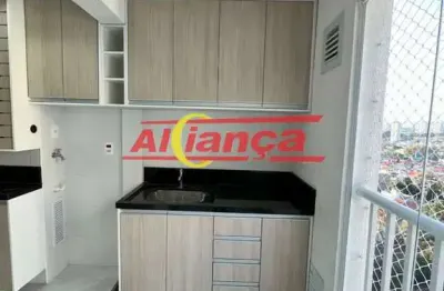 Apartamento com 3 dormitórios à venda com 3 dormitórios e 2 vagas - ponte grande / guarulhos