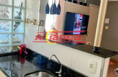 Apartamento com 2 dormitórios à venda, 45 m² - agua chata - guarulhos/sp