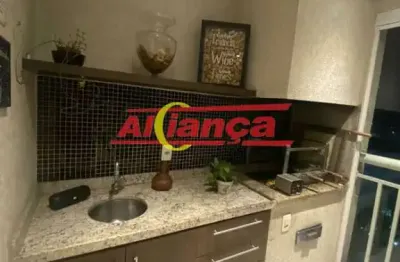 Apartamento com 3 suítes à venda, 132m² - jardim zaira - guarulhos/sp