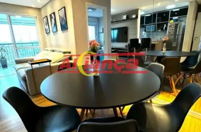Apartamento com 2 dormitórios à venda, 68 m² - jd flor da montanha ? guarulhos/sp