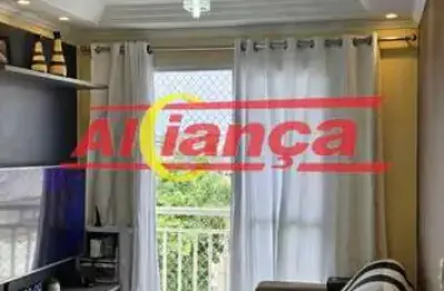 Apartamento com 2 dormitórios à venda, 43,65 m² - jardim guilhermino - uarulhos/sp
