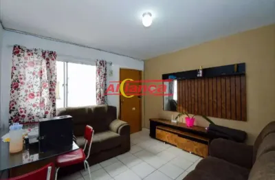 Apartamento com 2 dormitórios à venda, 50 m² - vila nova bonsucesso - guarulhos/sp