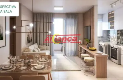 Apartamento com 2 dormitórios à venda, 55,11m² - vila augusta -  guarulhos/sp