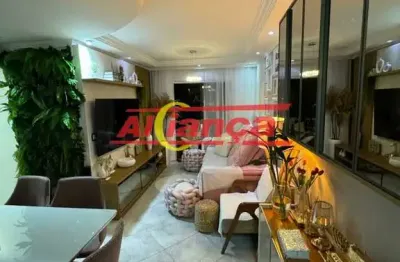 Apto 3 dorms. sendo 1 suite no cond.villagio golden tower.