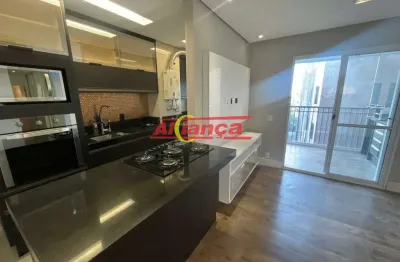 Apartamento com 3 dormitórios e 1 suíte à venda, 71m² - vila augusta - guarulhos/sp