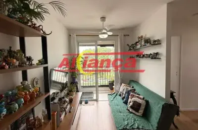 Apartamento com 2 dormitórios à venda, 48,36 m² - vila galvão - guarulhos/sp