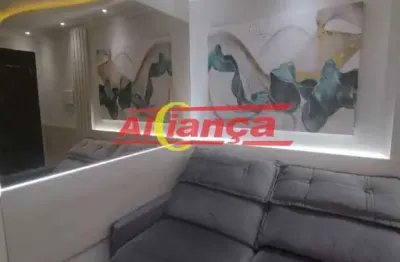 Apartamento com 2 dormitórios à venda, 44m² - pq cecap - guarulhos/sp