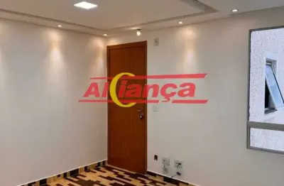 Apartamento com 2 quartos e 1 vaga a venda, por r$ 230.000,00 -  agua chata, guarulhos/sp.