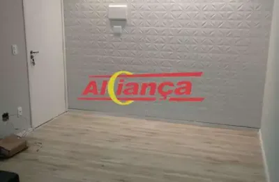 Apartamento 2 dormitórios condomínio santa teresa, 45m² - jd. ansalca - guarulhos-sp