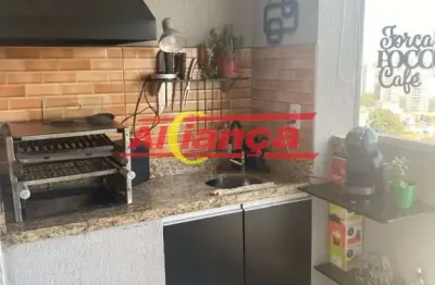 Apartamento com 3 quartos, sendo 1 suite à venda, 73,50 m² - vila barros - guarulhos/sp