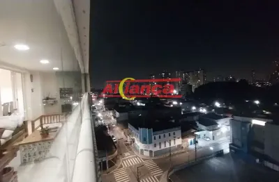 Apartamento de 93m², 2 dormitórios sendo 2 suítes no vias jardins do bosque - guarulhos