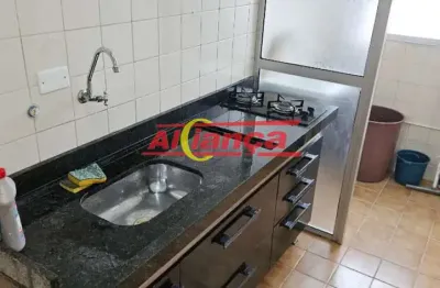 Apartamento com 2 dormitórios à venda, 56 m² - cocaia ? guarulhos/sp