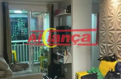 Apartamento com 2 dormitórios à venda, 56 m² - vila galvão - guarulhos - sp