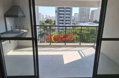 Lindo apto novo com 2 suítes , sala ampliada, sacada gourmet 88 m2 no macedo.