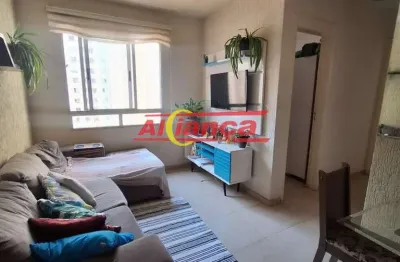 Apartamento com 2 dormitórios à venda, 45 m² - ponte grande - guarulhos/sp  apartamento com lazer co