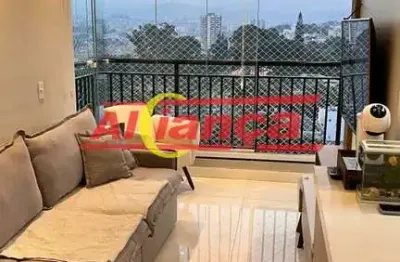 Apartamento com 2 dormitórios à venda, 51m² - macedo - guarulhos/sp