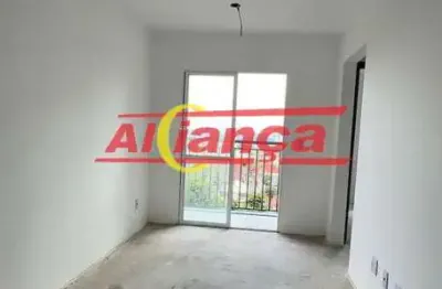 Res. gaia andar alto - 46m² com 2 quartos e varanda