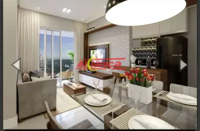 Ap. novo 2 dorm ,sendo 1 suite à venda, 49,89 m² - vila augusta-guarulhos/sp
