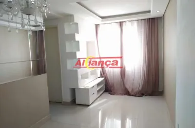 Apartamento com 2 dormitórios à venda, 47m² - jardim presidente dutra - guarulhos/sp