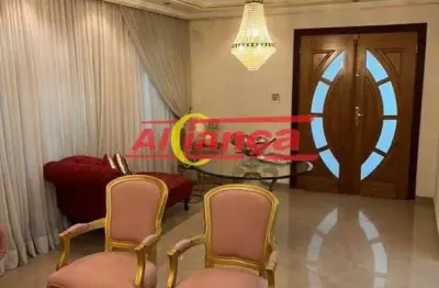 Sobrado maravilhoso 3 suítes, 8 vagas, piscina, 400 m² - vila rosália / guarulhos