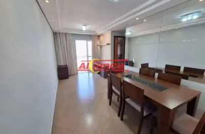 Apartamento com 2 dorms, vaga coberta, sacada decorada no parque tiquatira