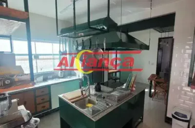 Sobrado residencial ou comercial na ponte grande, com 3 dormitórios, 2 vagas, ar condicionado.