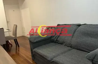 Apartamento com 2 dormitórios à venda, 72 m² - gopouva - guarulhos/sp