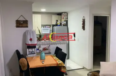 Apartamento 2 quartos, 47m², 1 vaga, perto do shopping bonsucesso na água chata em  guarulhos, sp