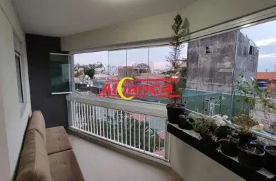 Apartamento à venda em gopoúva c/ 82m² , 3 quartos sendo 1 suíte, 2 vagas e lazer completo.