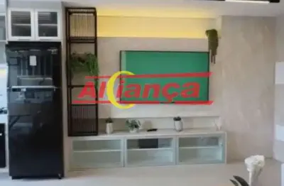Apartamento com 2 dormitórios à venda, 75 m² - jd flor da montanha  -  guarulhos/sp
