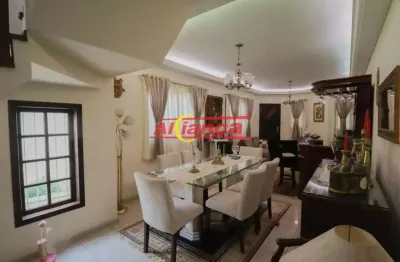 Sobrado a venda com 210m², 5 quartos e 4 vagas - jardim bom clima
