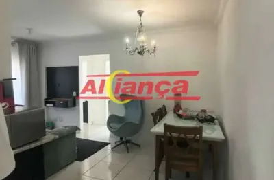 Apartamento de 48m², com 2 quartos, 1 vaga de garagem- jd. sta cecilia- guarulhos-sp.