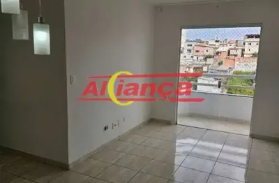 Apartamento com 3 dormitórios e 1 suíte à venda, 70 m² - centro - guarulhos/sp