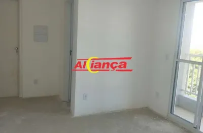 Apartamento novo, 2 quartos, sacada, 59m², piscina e 1 vaga - jd triunfo (bonsucesso), guarulhos/sp