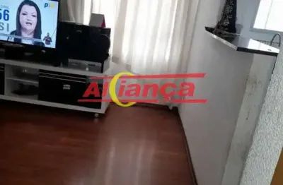 Apartamento com 2 quartos  à venda, 44m² -água chata - guarulhos - sp